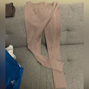 Women's Ribbed Tan Pants